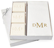 Personalized Square Guest Soaps & Towels with Monogram or Initial