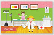 Personalized Future Doctor Placemat for Girls