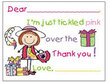 Dress Up Fill-In Thank You Note