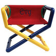 Personalized Jr. Director's Chair with Red Canvas Seat