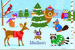 Holiday Animal Friends Personalized Placemat