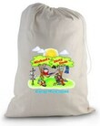 Personalized Boy in a Tree Camp Laundry Bag