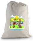 Personalized Boy in a Tree Camp Laundry Bag