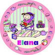 Baby Girl's Personalized Plate