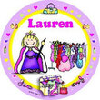 Dress-Up Scene Personalized Plate