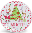 Personalized Christmas Plate for Kids