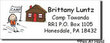Personalized Camp Address Labels