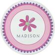 Flower Power Personalized Plate