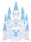 Blue Princess Castle Bank