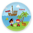 Personalized Pirate Plate
