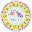 Garden Party Personalized Plate