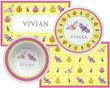 Garden Party Placemat, Plate and Bowl Set