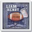 Personalized All Star Football Nursery Wall Art