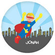 Superhero Personalized Plate